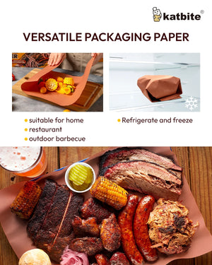 katbite Peach Butcher Paper Roll for Smoking Meat and Wrapping