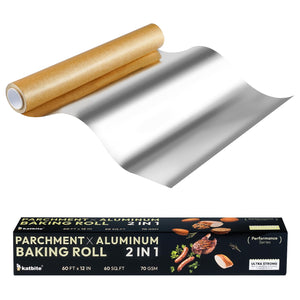 katbite Heavy Duty Aluminum Foil Roll with Serrated Cutter