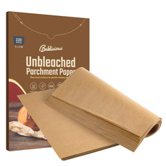 Baklicious 9X13 inch 220 Pcs Unbleached Parchment Paper Baking Sheets