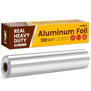 katbite Heavy Duty Aluminum Foil Roll with Serrated Cutter