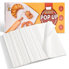 Katbite 135Pcs 10x15 Inch Heavy Duty Non-Stick Pop-Up Pre-Cut Parchment Paper Sheets