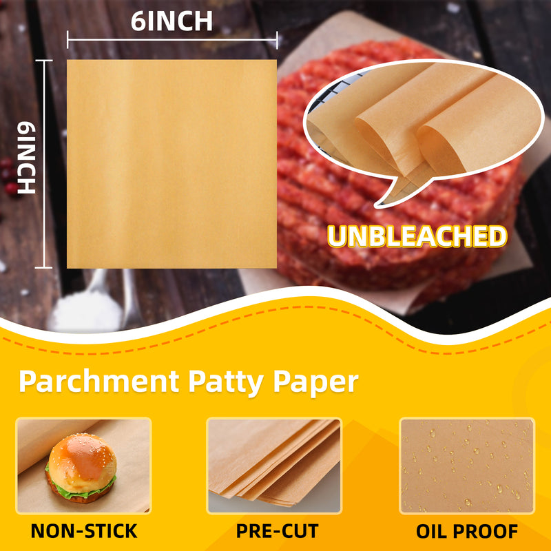 Katbite Parchment Paper Rounds, Unbleached & Non-stick, Precut Parchment  Circles For Cheesecake Spring Pans, Storage/freezing Hamburger Patties -  Temu