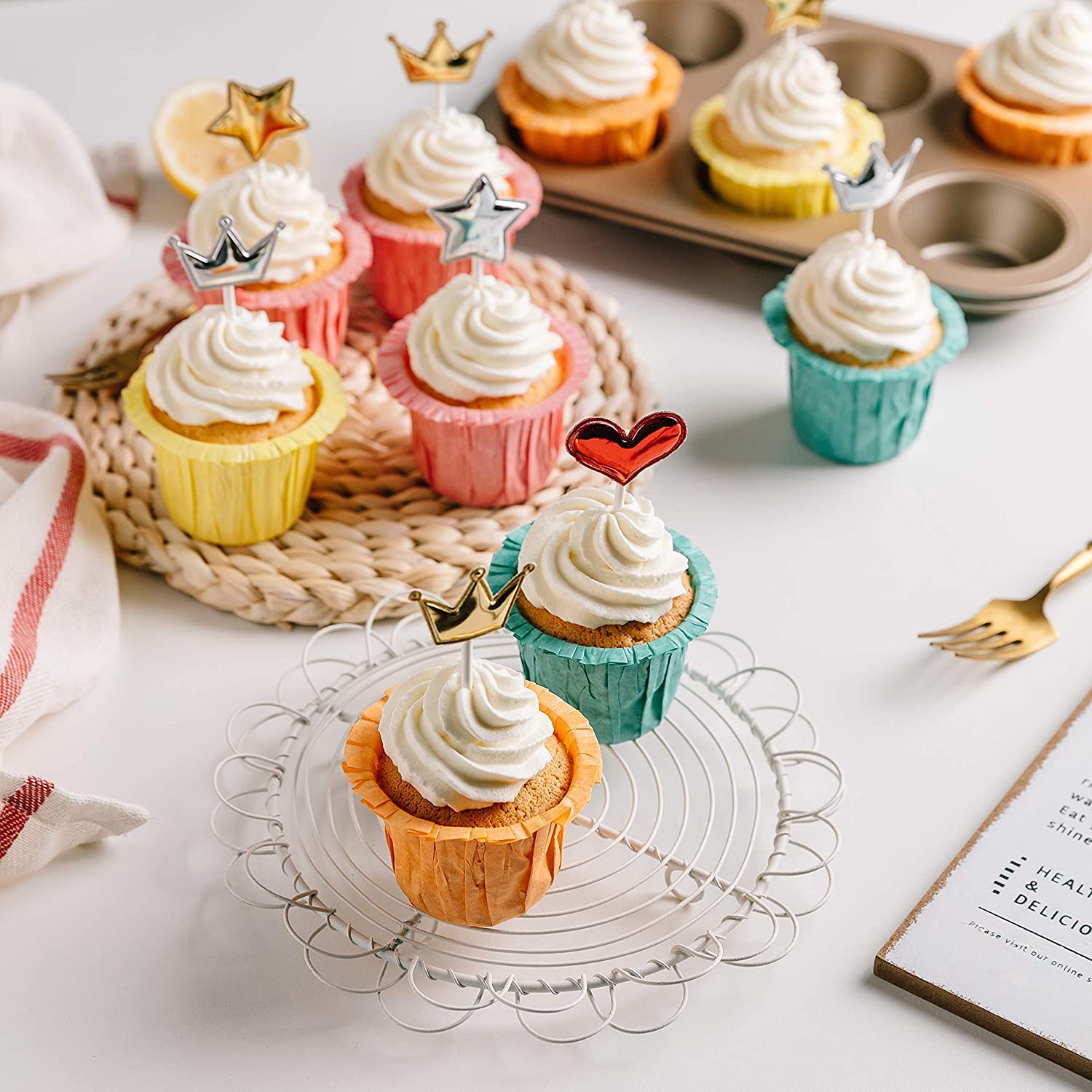 Cupcake Creations Muffin Top & Tart Baking Cups, reviewed - Baking Bites